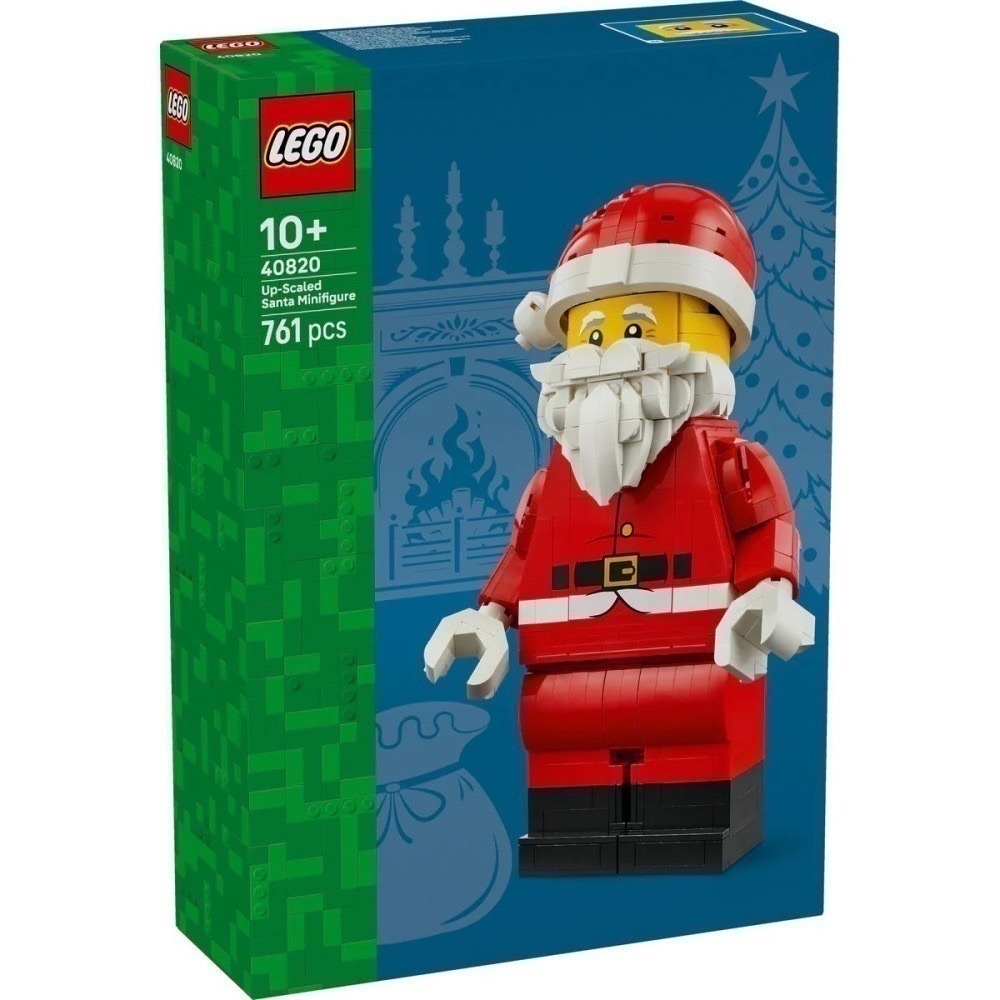 【椅比呀呀|高雄屏東】LEGO 樂高 40820 放大版耶誕老人人偶 40875 放大版耶誕老婆婆人偶-細節圖2