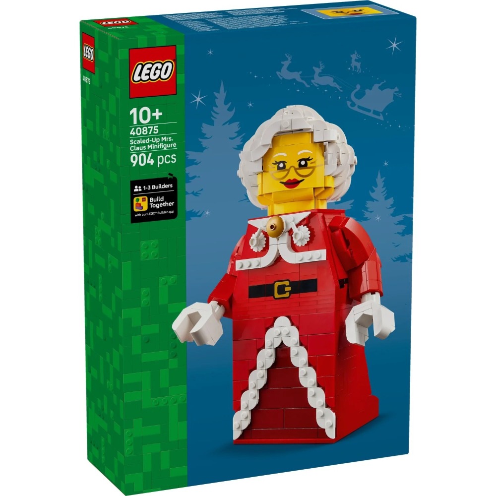 【椅比呀呀|高雄屏東】LEGO 樂高 40820 放大版耶誕老人人偶 40875 放大版耶誕老婆婆人偶-細節圖6