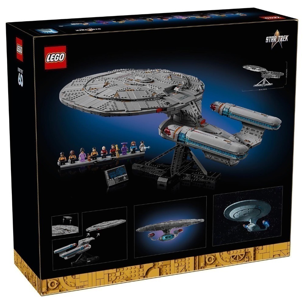 【椅比呀呀|高屏11450】LEGO 樂高 10356 星艦迷航記：聯邦星艦企業號 Star Trek 星際爭霸戰-細節圖2