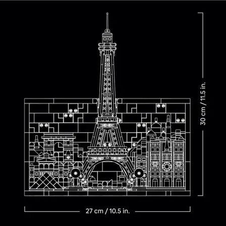 【椅比呀呀|高屏2250】LEGO 樂高 21064 建築系列 巴黎-愛之城 Paris - City of Love-細節圖8