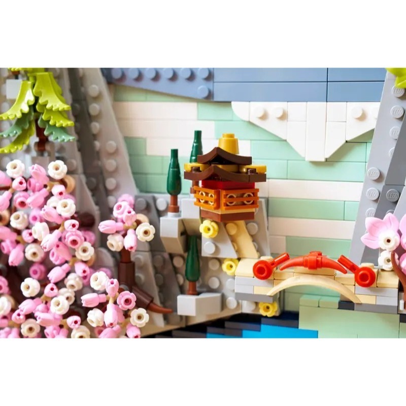 【椅比呀呀|高屏3350】LEGO 樂高 31218 日本櫻花美景 Japanese Cherry Blossom-細節圖8