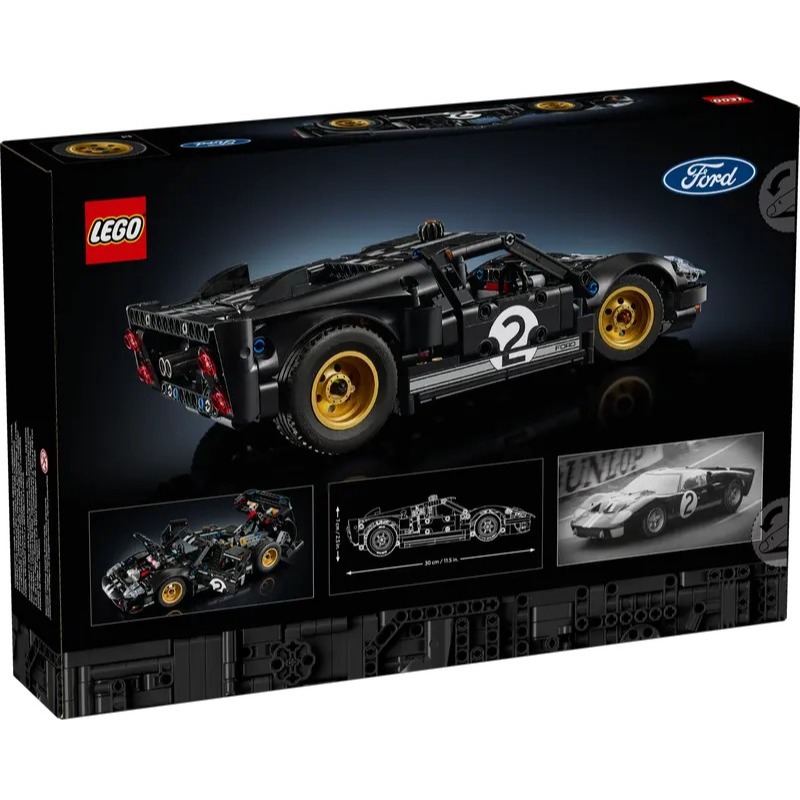 【椅比呀呀|高屏2150】LEGO 樂高 42223 科技系利 1966 福特Ford GT40 MKII 賽車-細節圖2