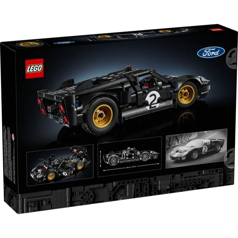 【椅比呀呀|高屏2150】LEGO 樂高 42223 科技系利 1966 福特Ford GT40 MKII 賽車-細節圖2