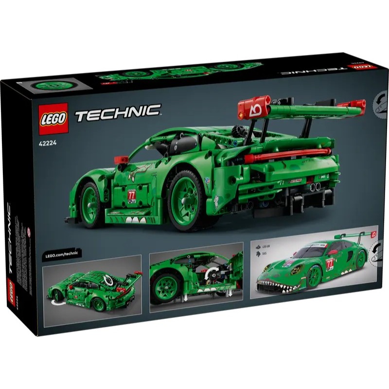 【椅比呀呀|高屏3800】LEGO 樂高 42224 Porsche 911 GT3 R REXY AO Racing-細節圖2