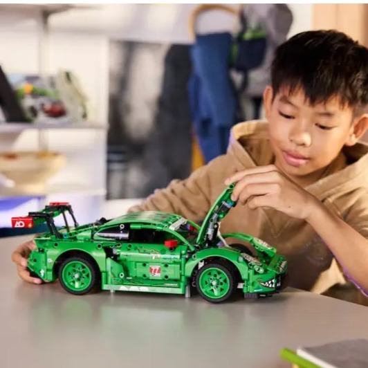 【椅比呀呀|高屏3800】LEGO 樂高 42224 Porsche 911 GT3 R REXY AO Racing-細節圖4