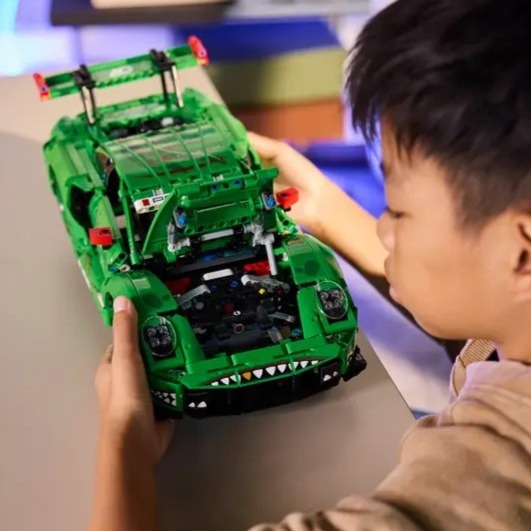 【椅比呀呀|高屏3800】LEGO 樂高 42224 Porsche 911 GT3 R REXY AO Racing-細節圖5