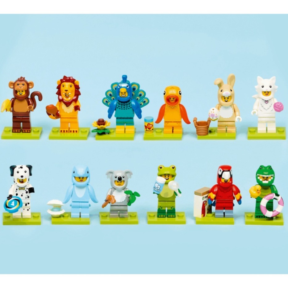 【椅比呀呀|高雄屏東】LEGO 樂高 71051 第28代人偶包 動物主題 Minifigures Series 28-細節圖4