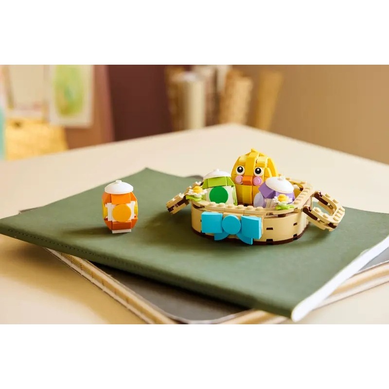 【椅比呀呀|高雄屏東】LEGO 樂高 40863 復活節彩蛋藍 Easter Egg Basket-細節圖3