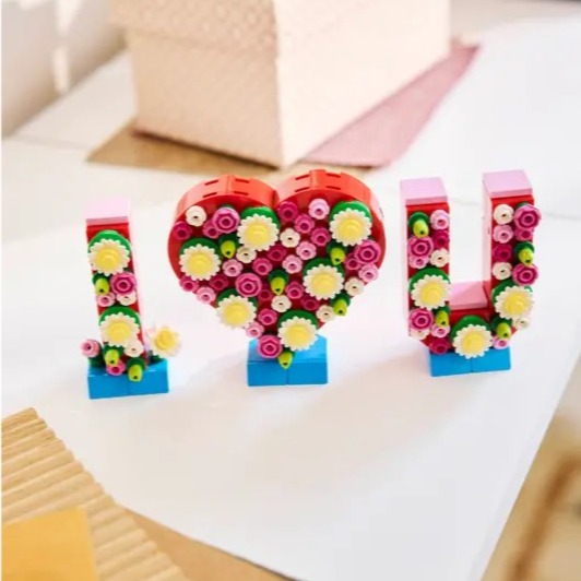 【椅比呀呀|高雄屏東】LEGO 樂高 40867 傳情字母組 Love Letters-細節圖4