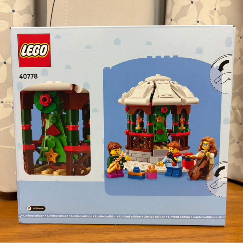 【椅比呀呀|高雄屏東】LEGO 樂高 40778 冬季涼亭 Winter Gazebo-細節圖2