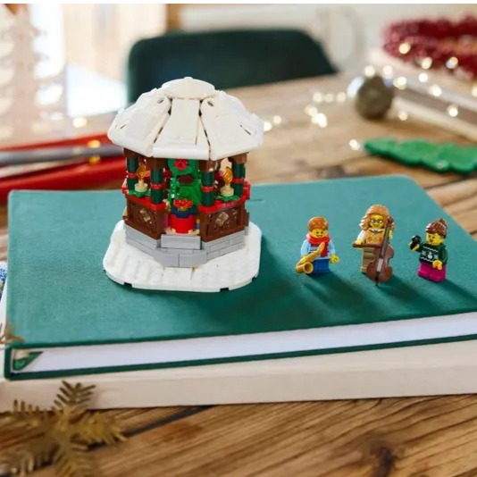 【椅比呀呀|高雄屏東】LEGO 樂高 40778 冬季涼亭 Winter Gazebo-細節圖3