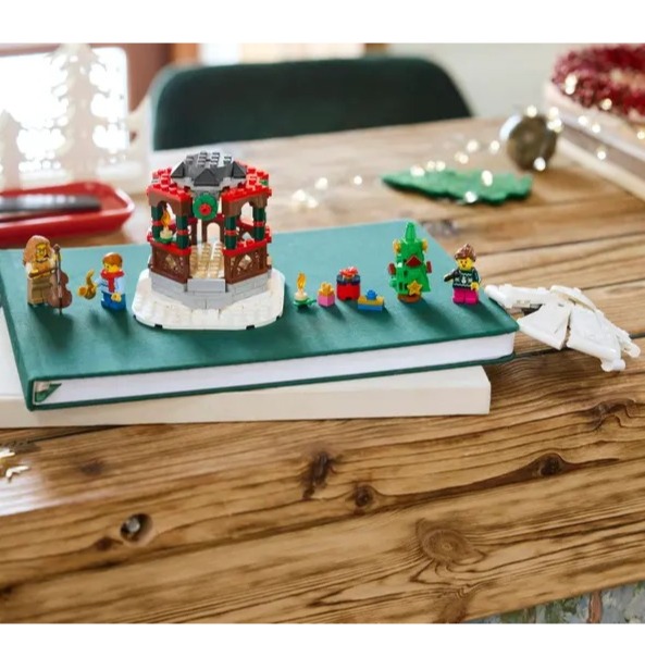 【椅比呀呀|高雄屏東】LEGO 樂高 40778 冬季涼亭 Winter Gazebo-細節圖4