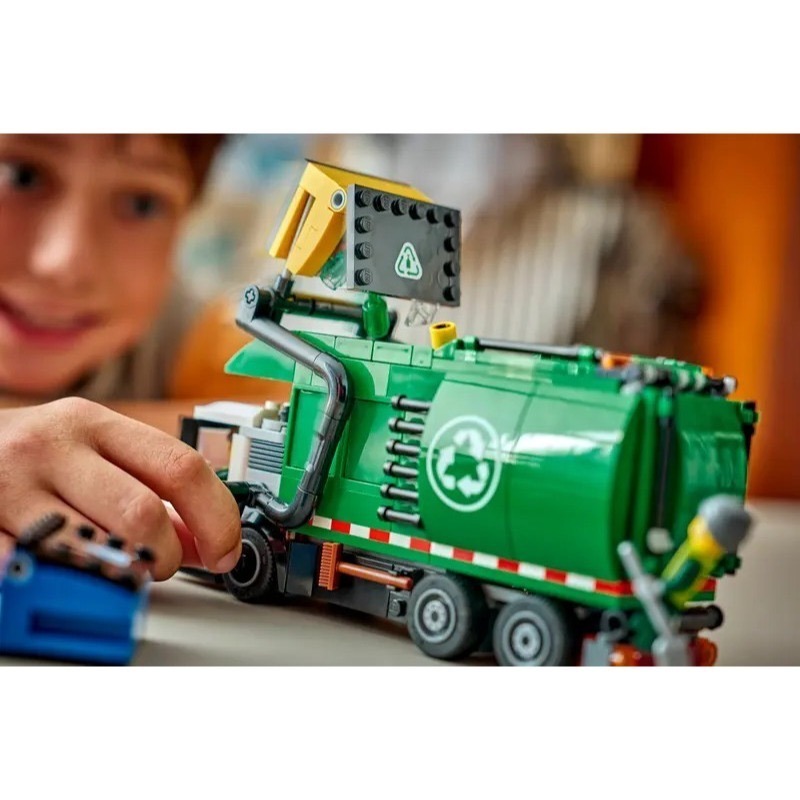 【椅比呀呀|高屏1200】LEGO 樂高 60495 CITY系列 資源回收車 Recycling Truck-細節圖4