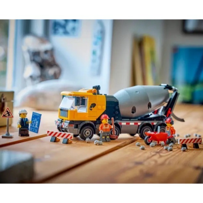 【椅比呀呀|高屏1000】LEGO 樂高 60478 CITY系列 混凝土攪拌車 Cement Mixer-細節圖3