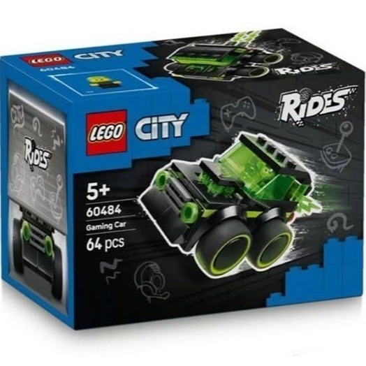 【椅比呀呀|高雄屏東】LEGO 樂高 60481警用卡車 60482消防車 60483工程裝載機 60484電玩賽車-規格圖9