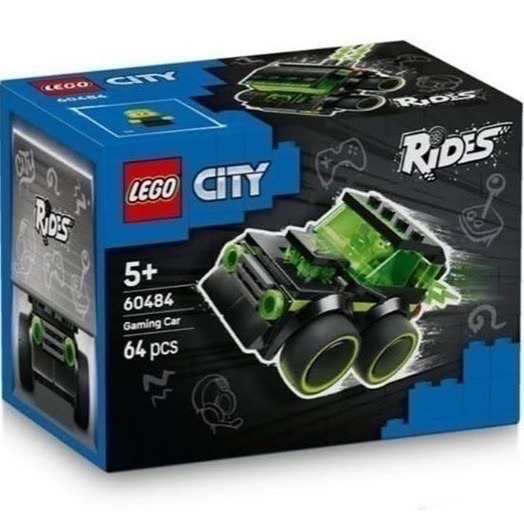 【椅比呀呀|高雄屏東】LEGO 樂高 60481警用卡車 60482消防車 60483工程裝載機 60484電玩賽車-規格圖9