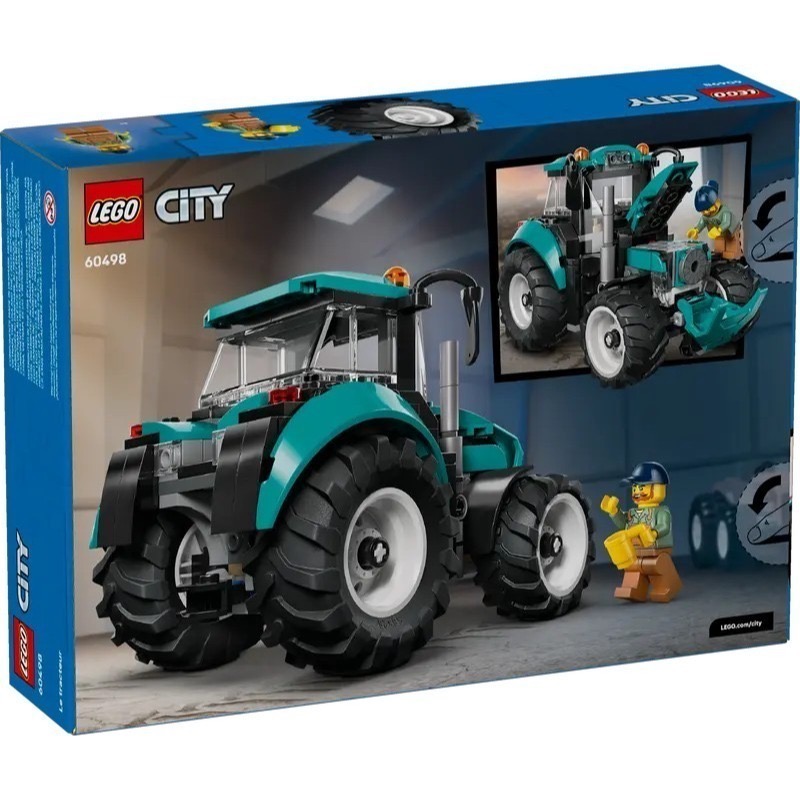 【椅比呀呀|高雄屏東】LEGO 樂高 60498 CITY系列 拖拉機 Tractor-細節圖2