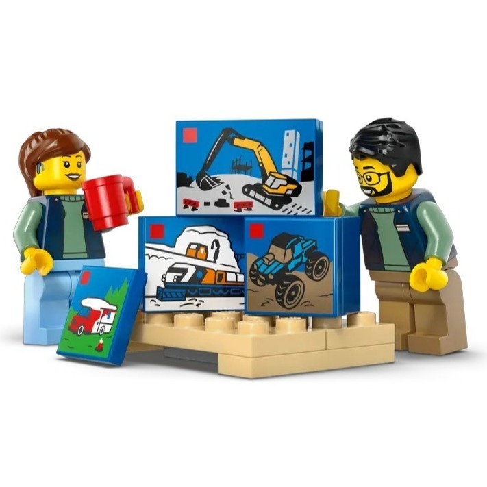 【椅比呀呀|高雄屏東】LEGO 樂高 60500 CITY系列 樂高貨車 The LEGO Van-細節圖5