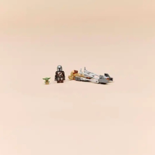 【椅比呀呀|高雄屏東】LEGO 樂高 75436 星戰大戰系列 曼達洛人和古古的飛行摩托車 STAR WARS-細節圖3