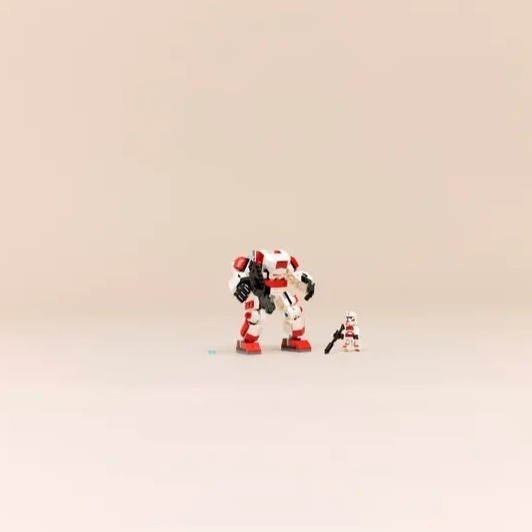 【椅比呀呀|高雄屏東】LEGO 樂高 75448 星戰 複製人衝擊兵機甲Clone Shock Trooper Mech-細節圖3