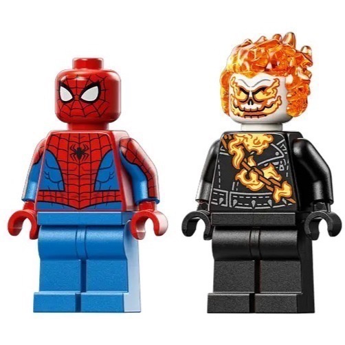 【椅比呀呀|高雄屏東】LEGO 樂高 76335 蜘蛛人大戰惡靈戰警摩托車 Spider-Man Ghost Rider-細節圖5