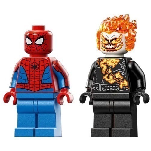 【椅比呀呀|高雄屏東】LEGO 樂高 76335 蜘蛛人大戰惡靈戰警摩托車 Spider-Man Ghost Rider-細節圖5