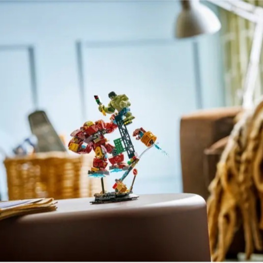 【椅比呀呀|高屏1250】LEGO 樂高 76343 史詩級對決：浩克毀滅者vs.浩克 Hulkbuster Hulk-細節圖3