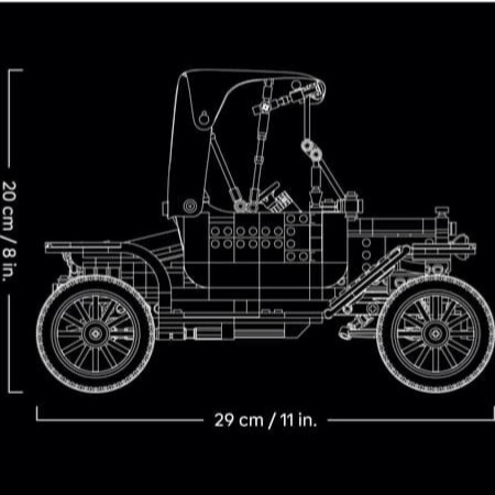 【椅比呀呀|高屏3600】LEGO 樂高 11376 福特Ford Model T 復古老爺車-細節圖8