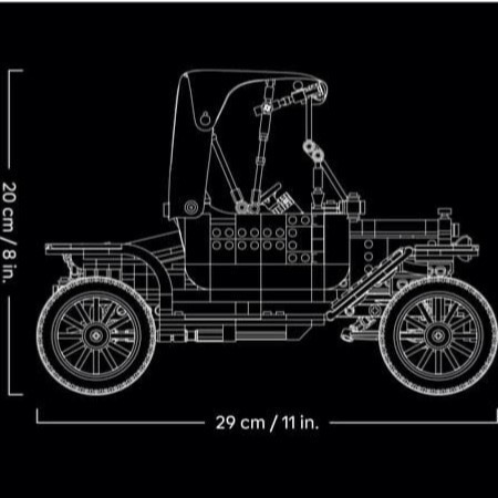 【椅比呀呀|高屏3300】LEGO 樂高 11376 福特Ford Model T 復古老爺車-細節圖8