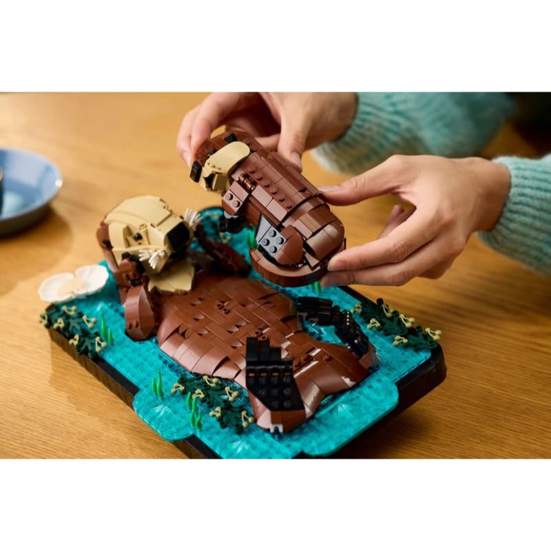 【椅比呀呀|高屏3200】LEGO 樂高 21366 IDEAS 漂浮海獺 Floating Sea Otters-細節圖7