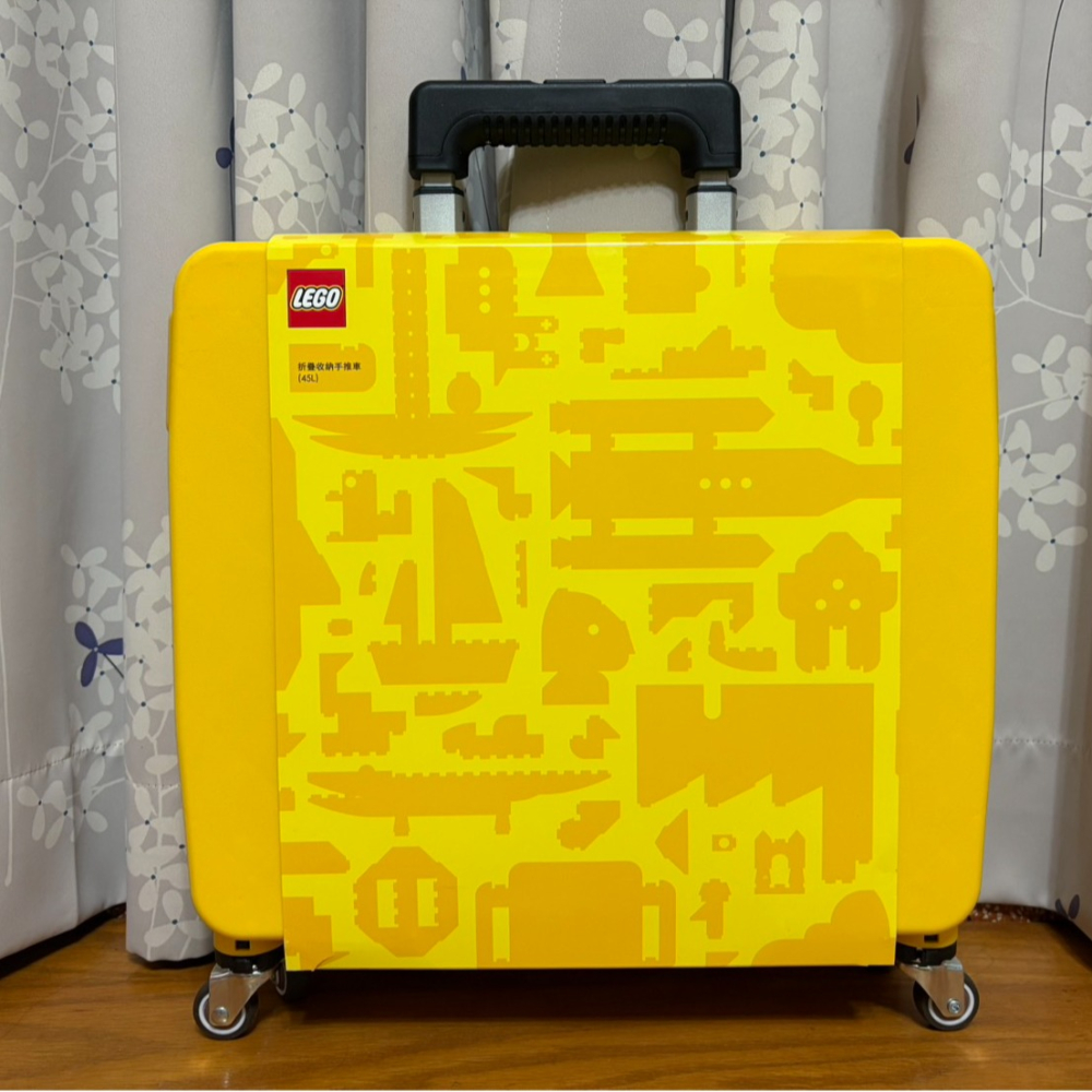 【椅比呀呀|高雄屏東】LEGO 樂高 115221 四輪拉桿車 折疊收納手推車(45L)-細節圖2