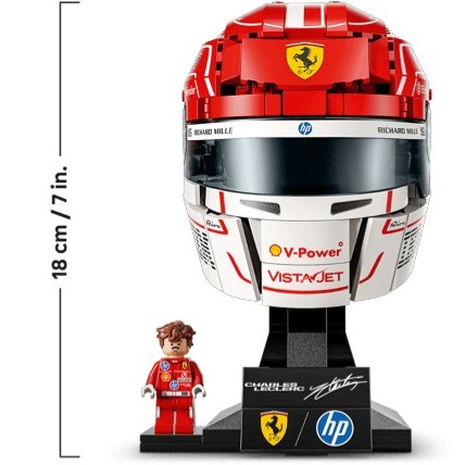 【椅比呀呀|高雄屏東】LEGO 樂高 法拉利F1車隊頭盔 43014 查爾斯勒克萊爾 43022 路易斯漢米爾頓-細節圖5