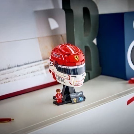 【椅比呀呀|高雄屏東】LEGO 樂高 法拉利F1車隊頭盔 43014 查爾斯勒克萊爾 43022 路易斯漢米爾頓-細節圖4