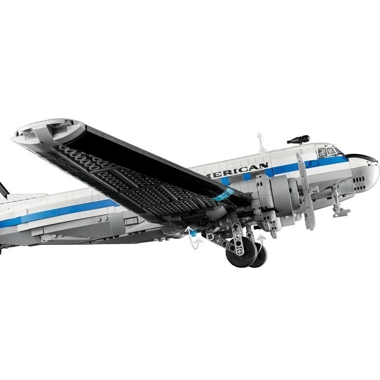 【椅比呀呀|高屏6300】LEGO 樂高 11378 道格拉斯 Douglas DC-3 泛美航空客機 PAN AM-細節圖5