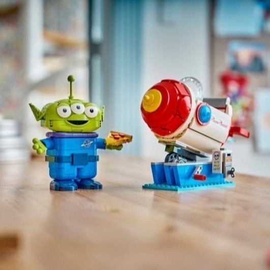 【椅比呀呀|高屏1400】LEGO 樂高 43307 三眼怪和披薩星球火箭 玩具總動員 Alien Toy Story-細節圖3