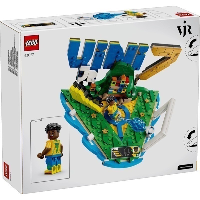 【椅比呀呀】LEGO 樂高 足壇焦點 43011 梅西 43012 C羅 43013 姆巴佩 43027 維尼修斯-細節圖8