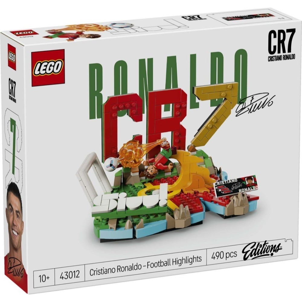【椅比呀呀】LEGO 樂高 足壇焦點 43011 梅西 43012 C羅 43013 姆巴佩 43027 維尼修斯-規格圖9