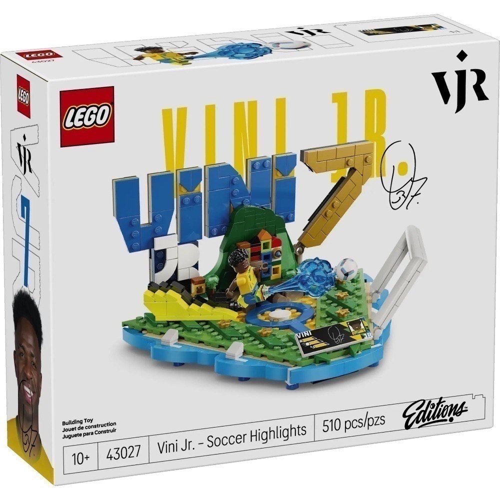 【椅比呀呀】LEGO 樂高 足壇焦點 43011 梅西 43012 C羅 43013 姆巴佩 43027 維尼修斯-規格圖9