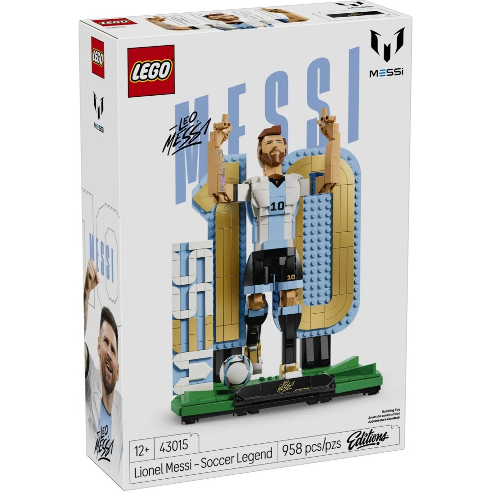 【椅比呀呀|高雄屏東】LEGO 樂高 足壇傳奇 43015 梅西 Messi 43016 C羅 C.Ronaldo-細節圖2
