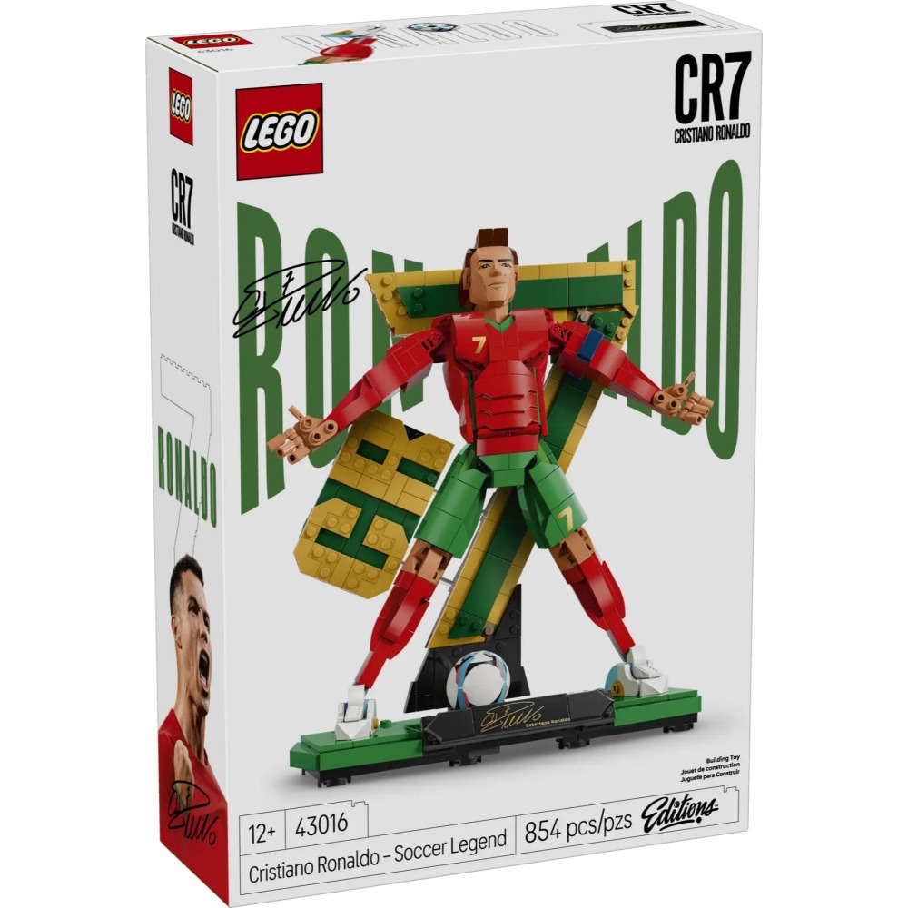 【椅比呀呀|高雄屏東】LEGO 樂高 足壇傳奇 43015 梅西 Messi 43016 C羅 C.Ronaldo-細節圖6