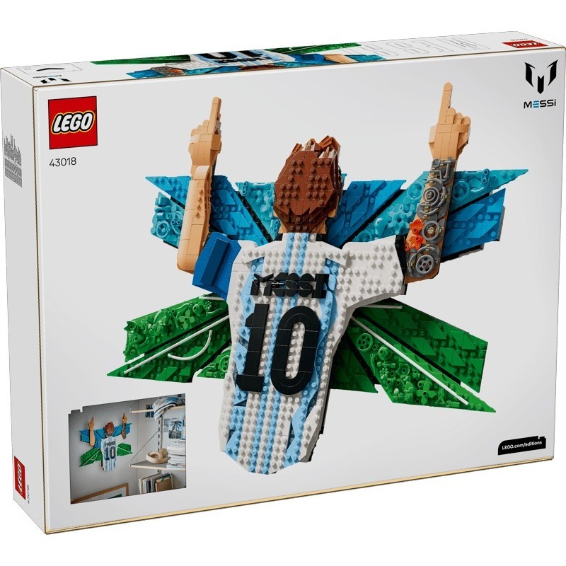 【椅比呀呀|高屏5100】LEGO 樂高 43018 梅西 Lionel Messi－慶祝時刻 Celebration-細節圖2