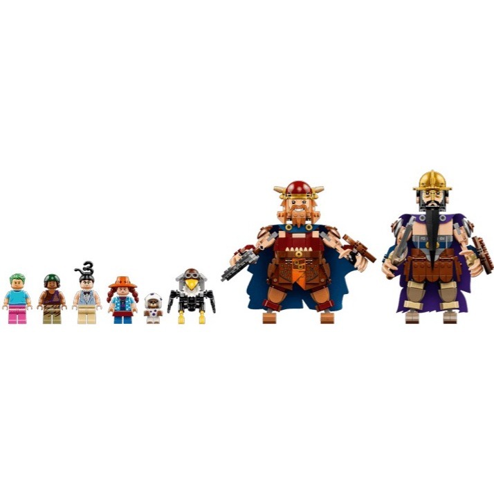 【椅比呀呀|高屏2250】LEGO 樂高 75644 ONE PIECE 多利vs.布洛基－小花園的巨人 航海王 海賊王-細節圖4