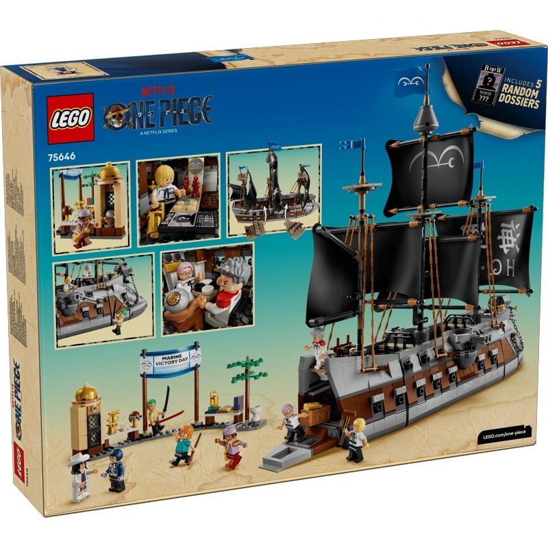【椅比呀呀|高屏4700】LEGO 樂高 75646 ONE PIECE 卡普的海軍戰艦 航海王 海賊王-細節圖2