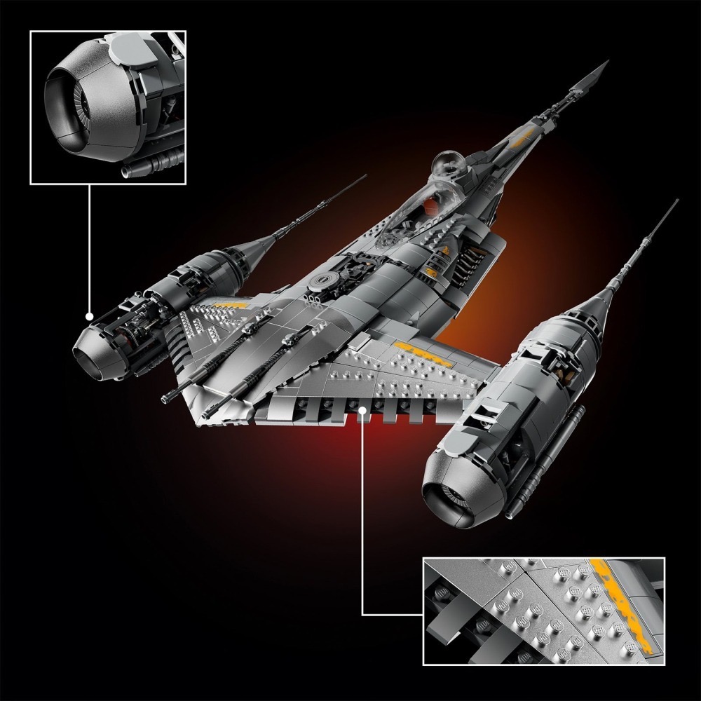 【椅比呀呀|高屏7000】LEGO 樂高 75442 星戰UCS 曼達洛人的N-1星際戰機 Starfighter-細節圖6