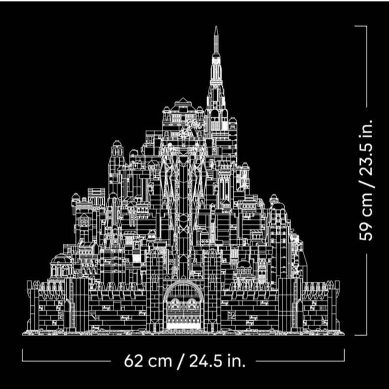 【椅比呀呀|高屏16800】LEGO 樂高 11377 魔戒：米那斯提力斯 Minas Tirith 白城-細節圖10
