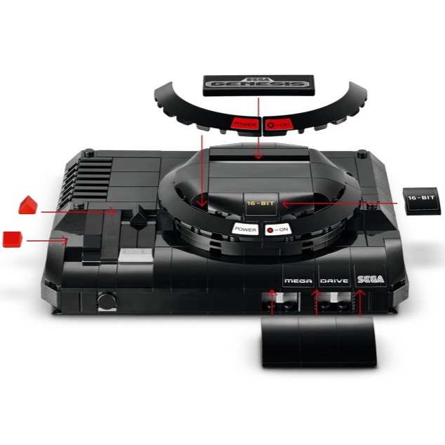 【椅比呀呀|高屏1150】LEGO 樂高 40926 SEGA遊戲機Mega Drive Genesis Console-細節圖9