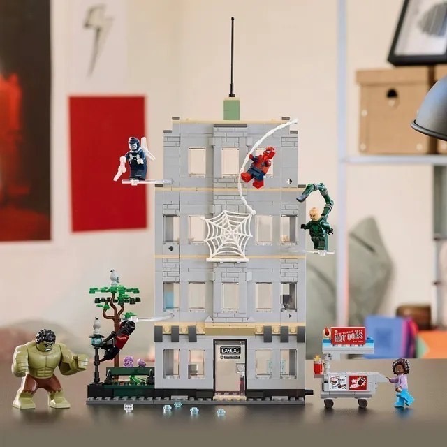 【椅比呀呀|高屏2450】LEGO 樂高 76350 漫威 蜘蛛人和綠巨人浩克的精采激戰 Spider-Man Hulk-細節圖3