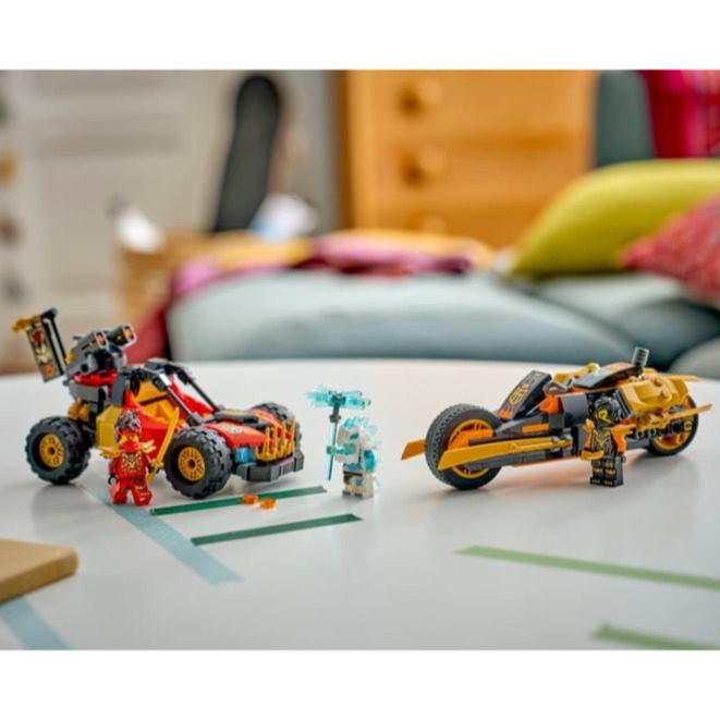 【椅比呀呀|高雄屏東】LEGO 樂高 71864 旋風忍者系列 赤地和阿剛的合體戰車 Ninjago-細節圖3