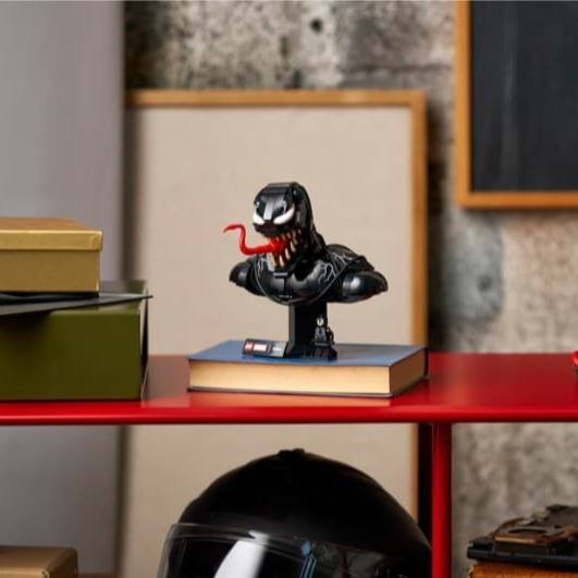 【椅比呀呀|高屏1600】LEGO 樂高 76356 漫威系列 猛毒胸像 Venom Bust Marvel-細節圖3