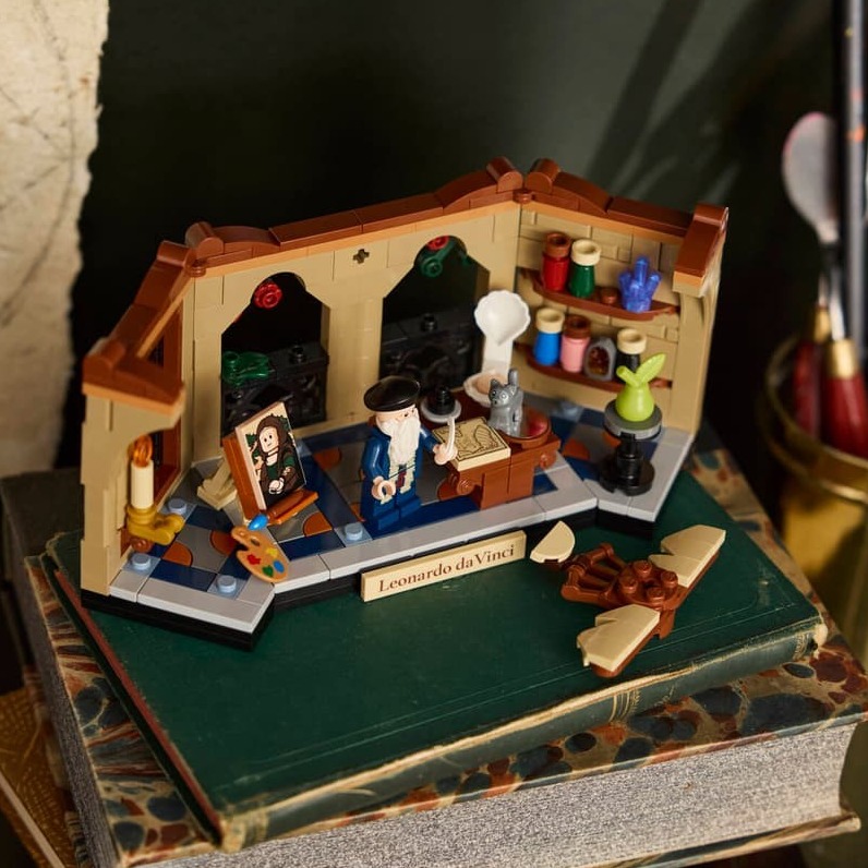 【椅比呀呀|高雄屏東】LEGO 樂高 40902 致敬李奧納多·達文西 Leonardo da Vinci-細節圖4
